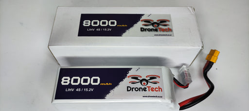 BUNDLE - DroneTech 8000mAh LiHV 15.2V 4S1P Lipo Battery for Gannet 2 or SD 3+ - DronetechNZ