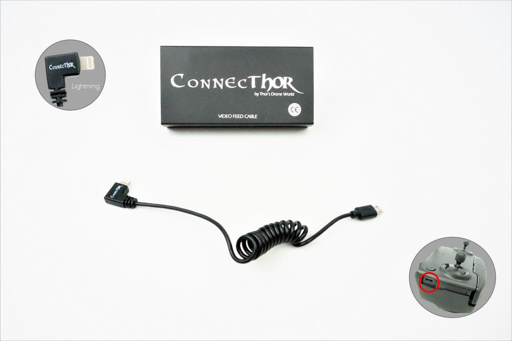 ConnecThor OTG Micro USB - Lightning - DronetechNZ