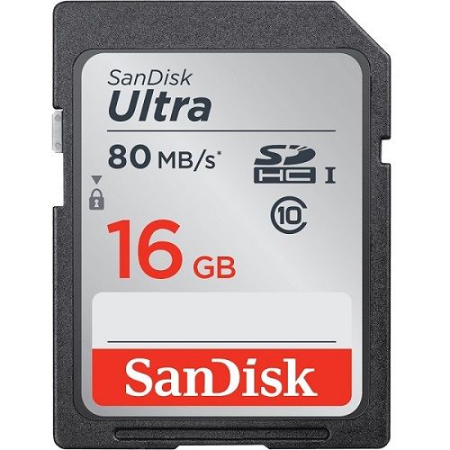 SANDISK ULTRA SDHC 16GB C10 UHS-1 80MB/S - Actiontech