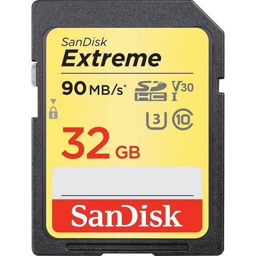 SANDISK EXTREME SDHC 32GB 90MB/S UHS1 C10 U3 - Actiontech