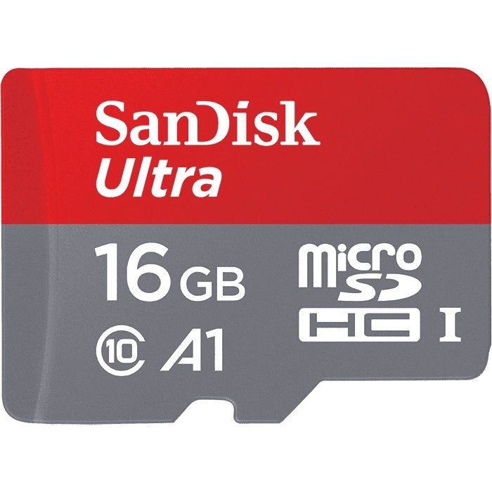 SANDISK ULTRA MICRO SDHC 16GB C10 UHS-1 98MB/S - Actiontech