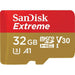 SANDISK EXTREME MICRO SDHC 32GB 100MB/S - DronetechNZ