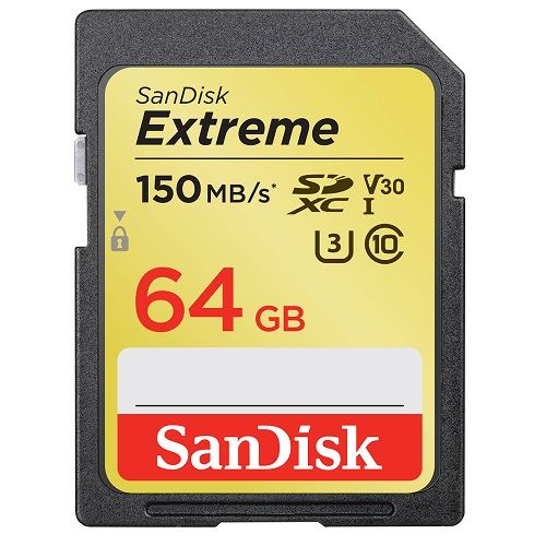 SANDISK EXTREME SDXC 64GB U3 C10 UHS1 C10 U3 - Actiontech