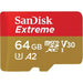 EXTREME MICRO SDXC 64GB 160MB/S C10 U3 - DronetechNZ